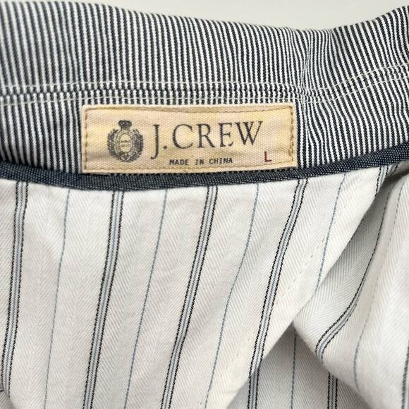 J.Crew Seersucker Clayton‎ Sportcoat 3-Button Blazer Jacket 100% Cotton, Large - Picture 3 of 12